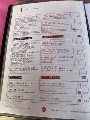   at Ristoro Dantesca in Pisa