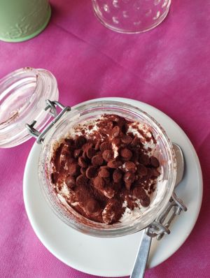 Tiramisù vegano at Ristoro Dantesca in Pisa