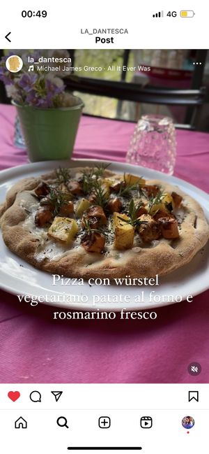   at Ristoro Dantesca in Pisa