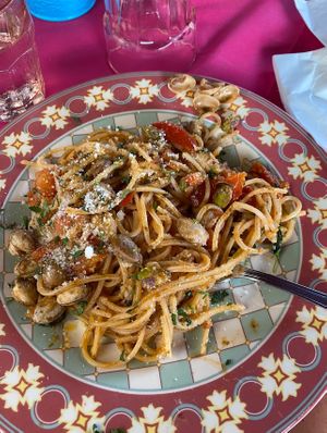 Spaghetti nonvongole  at Ristoro Dantesca in Pisa