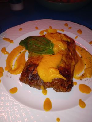 Vegan lasagna. This was really delicious. at Ristoro Dantesca in Pisa