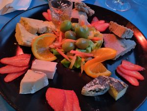 Lots of cheese at Ristoro Dantesca in Pisa