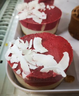 Strawberries and Cream at Raw Raw Raw in Fremantle