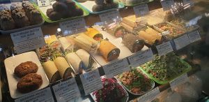 Savoury selection at Raw Raw Raw in Fremantle