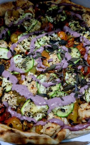 Abobrinha (zucchini) at Fermentô in Porto Alegre