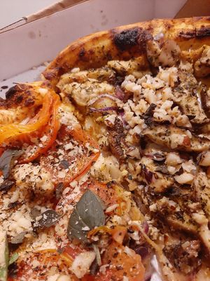 Meia margherita/ meia shitake 😍 at Fermentô in Porto Alegre