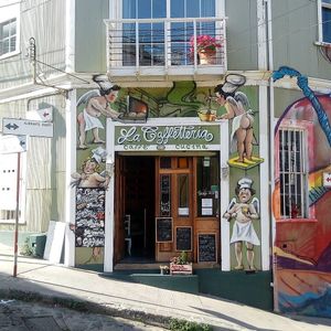 La nueva portada esta lista! at La Caffetteria in Valparaiso