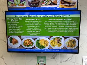 Meal delivery  at Thrive Juice Cafe in Arlington