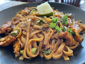 Vegan pad Thai (specify vegan) #Veganuary at Pho ThaiSon in Kyle
