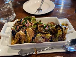 Brussel sprouts  at O'cado in Sherman Oaks