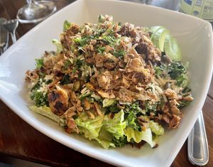 Ceasar salad with jackfruit at O'cado in Sherman Oaks
