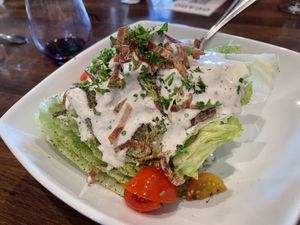 Iceberg wedge salad  at O'cado in Sherman Oaks