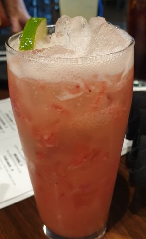 strawberry basil limeade at O'cado in Sherman Oaks