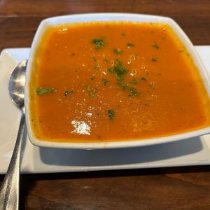 Tomato bisque   at O'cado in Sherman Oaks