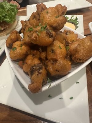 Fried mushrooms  at O'cado in Sherman Oaks