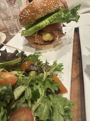 Chicken sandwich   at O'cado in Sherman Oaks