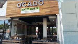 Outside at O'cado in Sherman Oaks