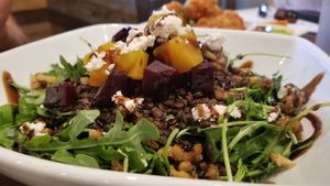 Beet and lentil salad at O'cado in Sherman Oaks