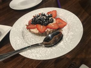 Raw lemon tart.  at O'cado in Sherman Oaks