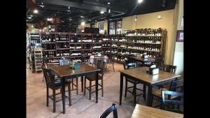Seating area at Tubac Market in Tubac