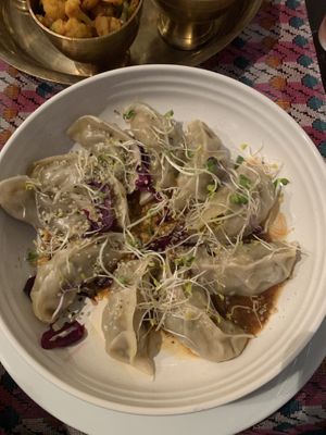 Vegan momo  at Chulo in Leipzig