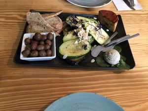 Cheese selection  at Orteá - Vegan Collective in Lisbon