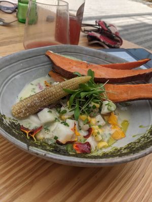 ceviche at Orteá - Vegan Collective in Lisbon