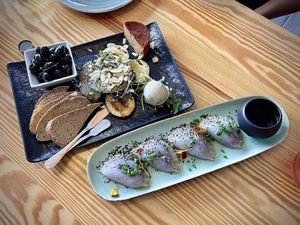 Delicious vegan food   at Orteá - Vegan Collective in Lisbon