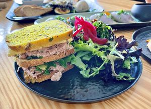 Delicious vegan food.  at Orteá - Vegan Collective in Lisbon