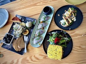 Delicious vegan food.  at Orteá - Vegan Collective in Lisbon