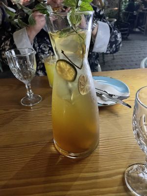 White Sangria at Orteá - Vegan Collective in Lisbon