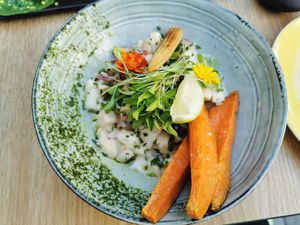 Ceviche at Orteá - Vegan Collective in Lisbon