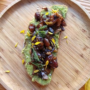 Bruscheta at Orteá - Vegan Collective in Lisbon