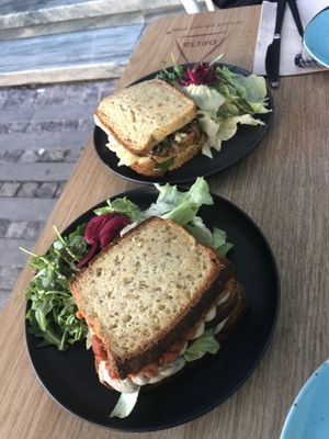 Nice sandwiches  at Orteá - Vegan Collective in Lisbon