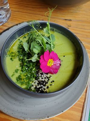 Pea Soup at Orteá - Vegan Collective in Lisbon