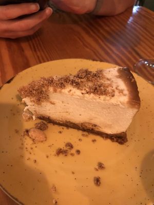 Caramel Bisquit Cake (4,50€)  at Orteá - Vegan Collective in Lisbon