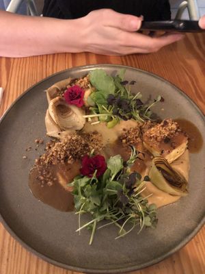 Tofu main (15€)  at Orteá - Vegan Collective in Lisbon