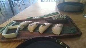 Vegan gyosas at Orteá - Vegan Collective in Lisbon