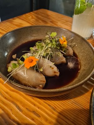 Gyozas at Orteá - Vegan Collective in Lisbon