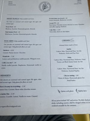 Menù Sep 2022   at Orteá - Vegan Collective in Lisbon