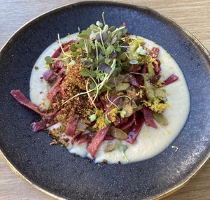 Beet tagliatelle   at Orteá - Vegan Collective in Lisbon
