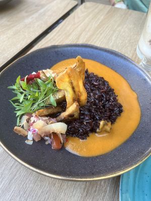 Yummy, but I don’t remember the name of the dish 😋😅  at Orteá - Vegan Collective in Lisbon