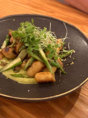 Gnocchi at Orteá - Vegan Collective in Lisbon