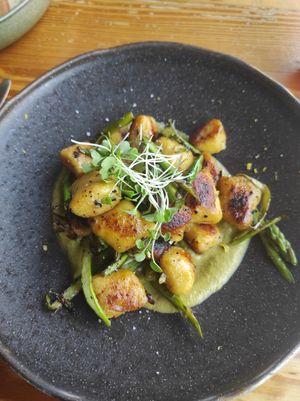 Sweet potato gnocchi at Orteá - Vegan Collective in Lisbon