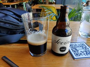 A Stout from Porto at Orteá - Vegan Collective in Lisbon