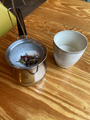 Chai latte  at Orteá - Vegan Collective in Lisbon