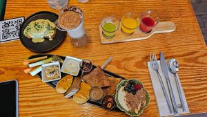 the brunch  at Orteá - Vegan Collective in Lisbon