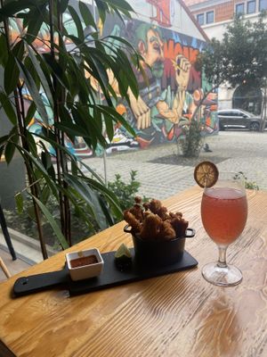 Sexy funghi and Kombucha  at Orteá - Vegan Collective in Lisbon