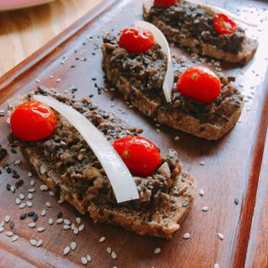Bruschetta  at Orteá - Vegan Collective in Lisbon