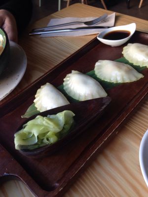 Gyosas at Orteá - Vegan Collective in Lisbon